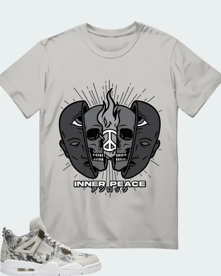 Air Jordan 4 Retro Snakeskin Matching T-Shirt