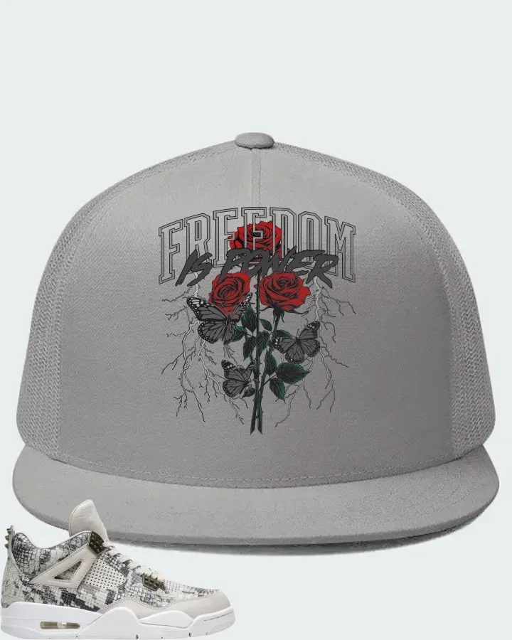 Air Jordan 4 Retro Snakeskin Matching Hat