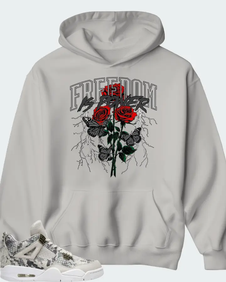 Air Jordan 4 Retro Snakeskin Matching Hoodie