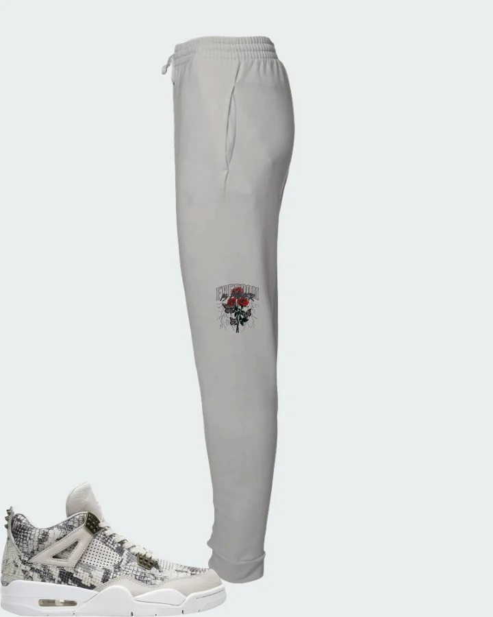Air Jordan 4 Retro Snakeskin Matching Joggers
