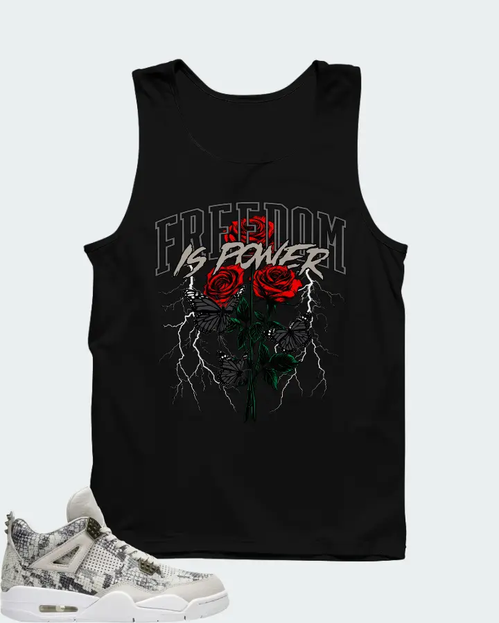 Air Jordan 4 Retro Snakeskin Matching Tank Top