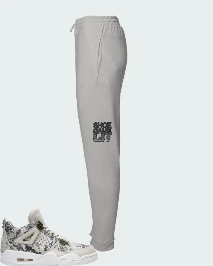 Air Jordan 4 Retro Snakeskin Matching Joggers