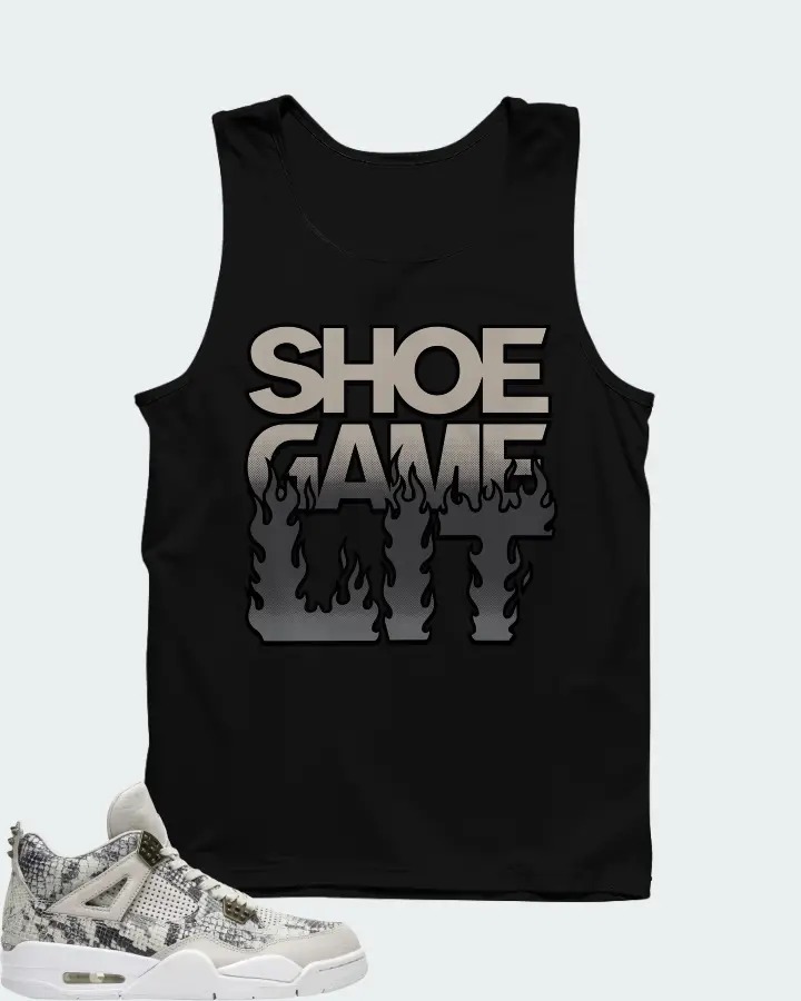 Air Jordan 4 Retro Snakeskin Matching Tank Top