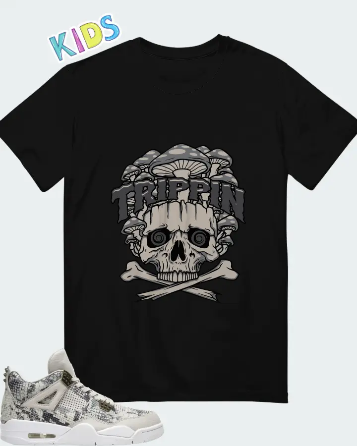 Air Jordan 4 Retro Snakeskin Matching Kid's T-Shirt