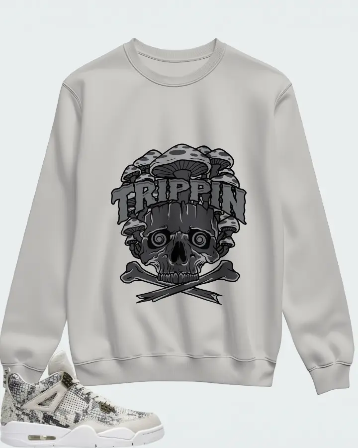 Air Jordan 4 Retro Snakeskin Matching Sweatshirt