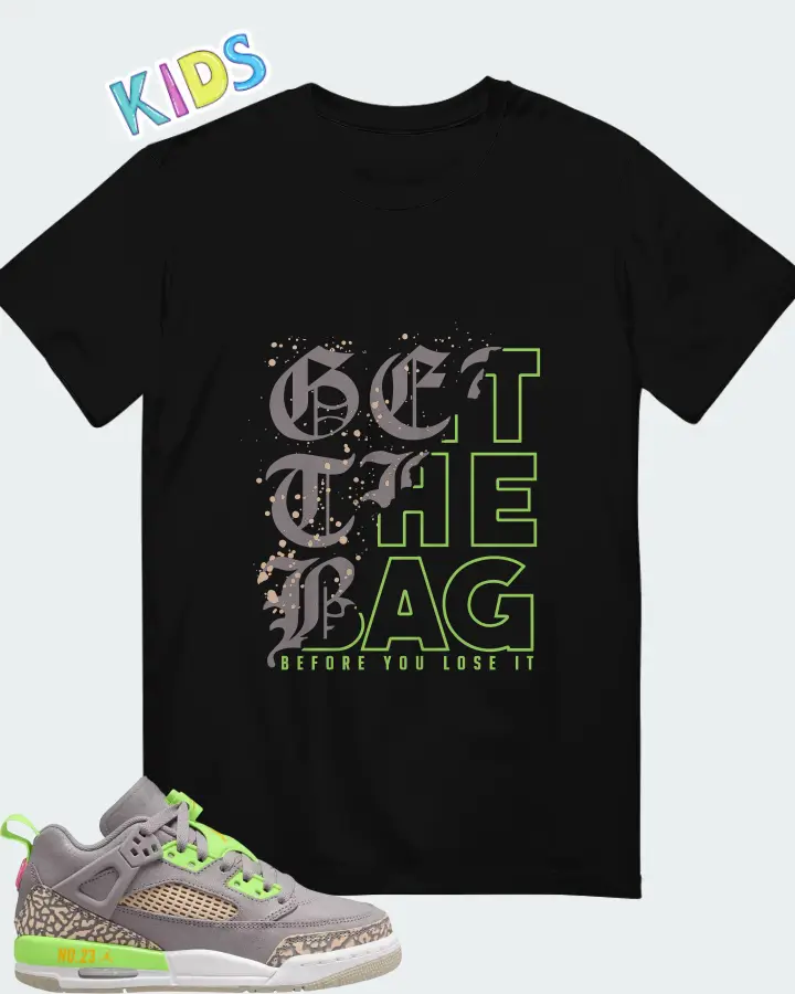 Jordan Grade School Spizike Matching Kid's T-Shirt