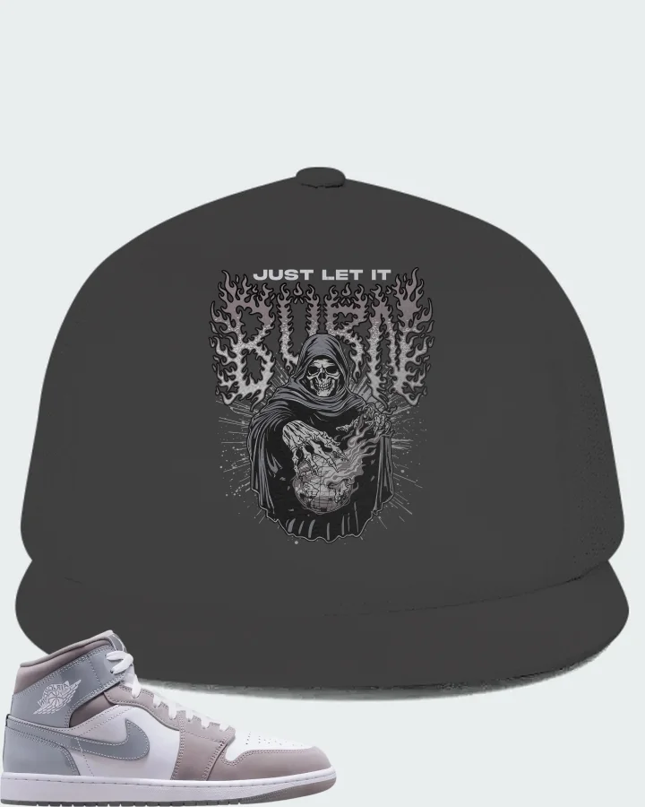Air Jordan 1 Mid Cool Grey Matching Hat