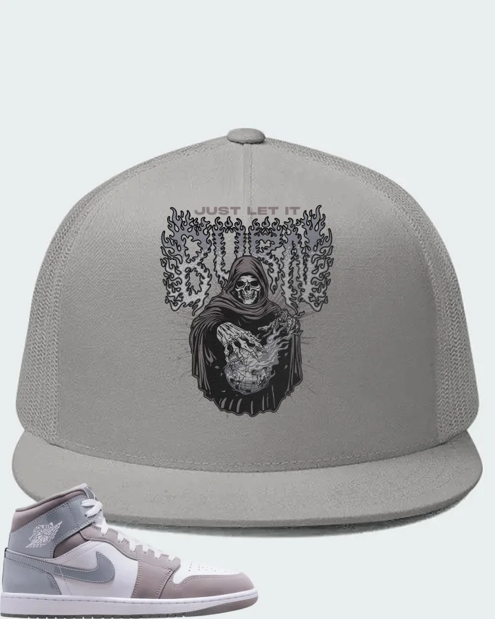 Air Jordan 1 Mid Cool Grey Matching Hat