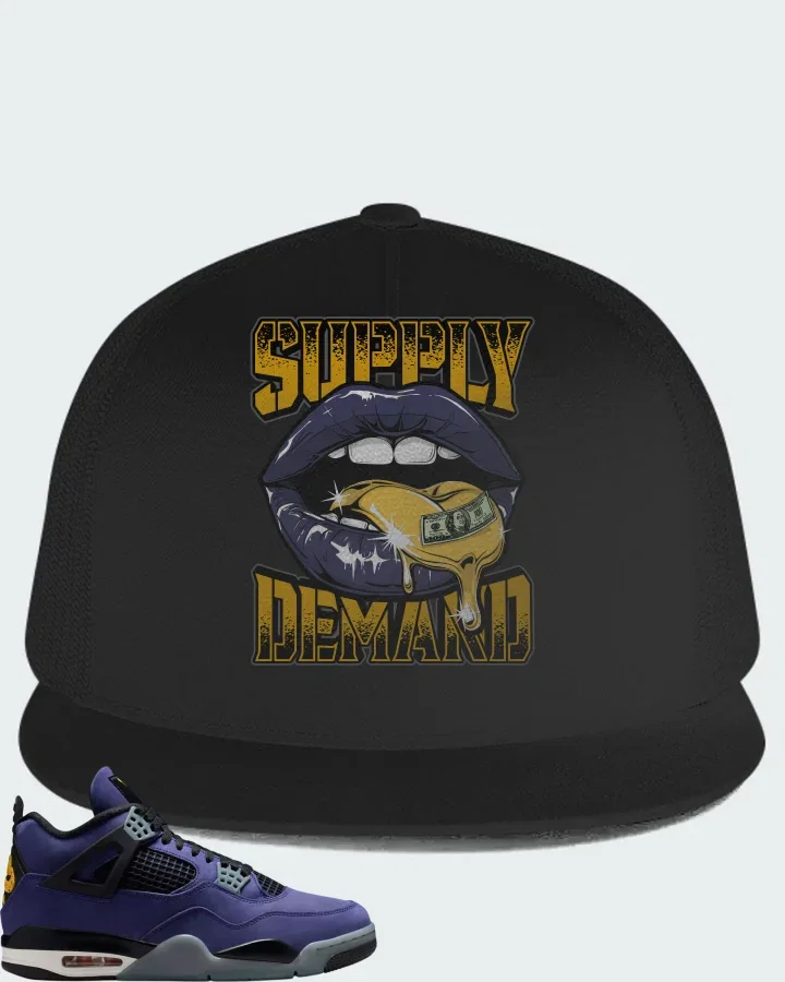 Air Jordan 4 Retro Lakers Matching Hat