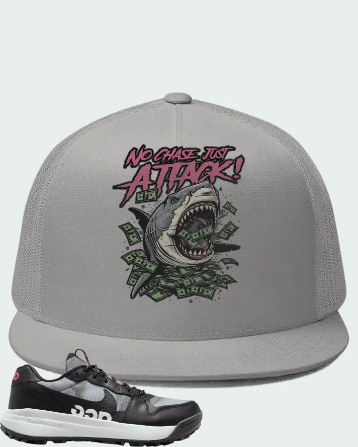 Nike ACG Lowcate SE Wolf Grey Hyper Pink Matching Hat