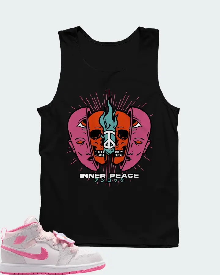 Air Jordan 1 Mid Pink Bloom Matching Tank Top