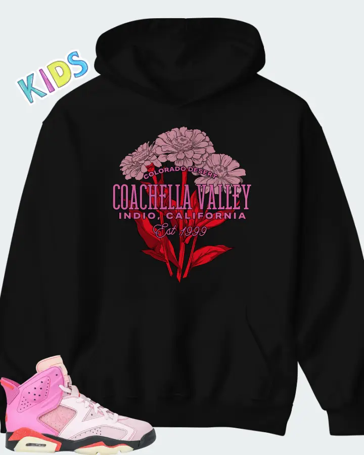 Awake NY x Air Jordan 6 Retro Playful Pink Matching Kid's Hoodie
