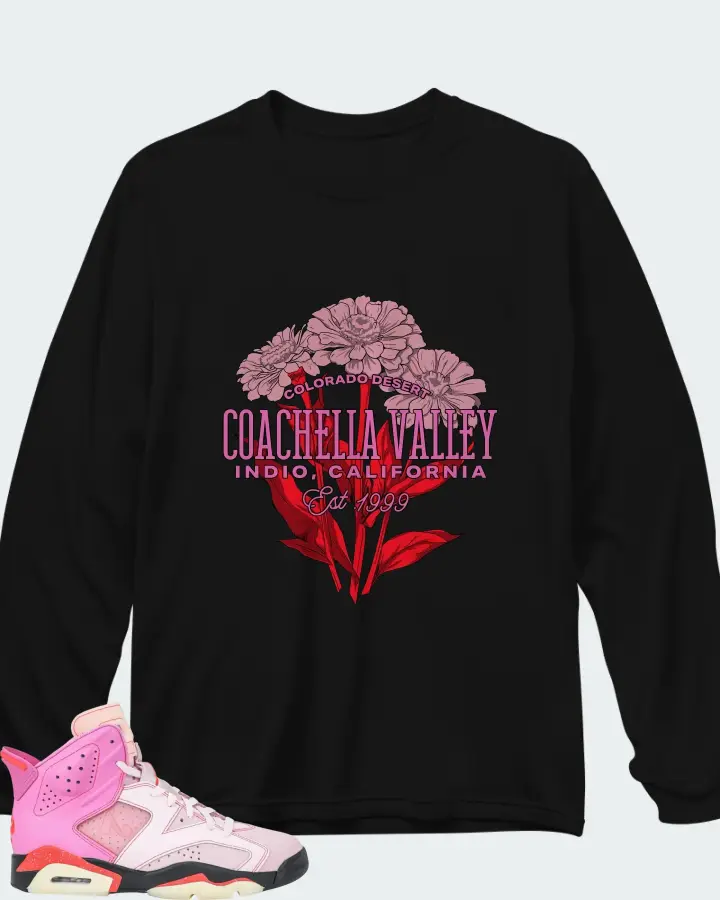 Awake NY x Air Jordan 6 Retro Playful Pink Matching Long Sleeve T-Shirt