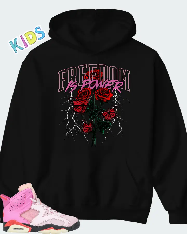 Awake NY x Air Jordan 6 Retro Playful Pink Matching Kid's Hoodie