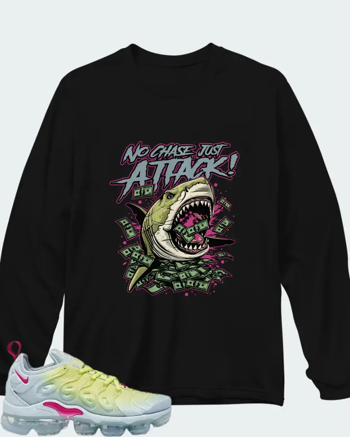 Nike Air Vapormax Plus Blue Tint Lemon Twist (Women's) Matching Long Sleeve T-Shirt