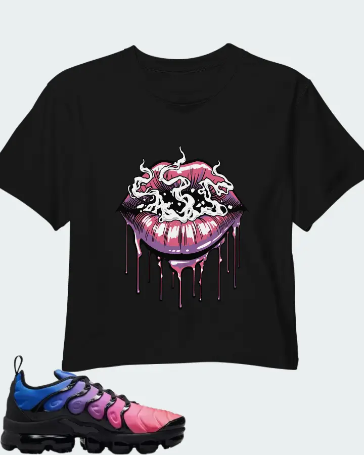 Nike Air VaporMax Plus Cotton Candy (Women's) Matching Crop Top