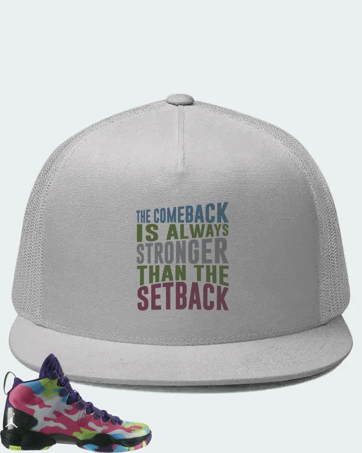 Jordan XX8 SE Sneaker Matching White Hat - The Comeback
