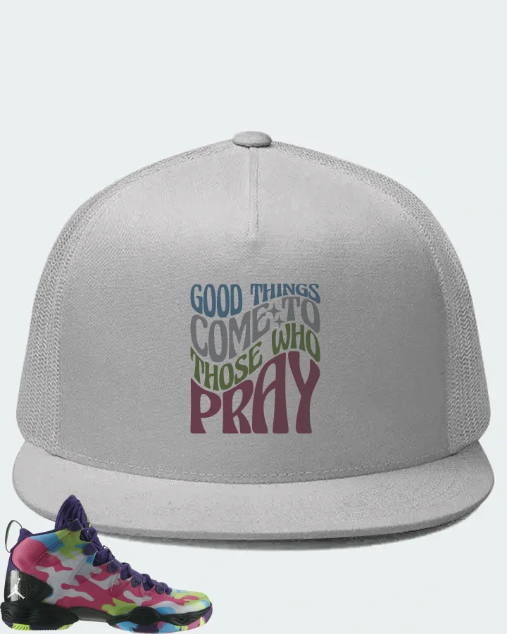 Jordan XX8 SE Sneaker Matching White Hat - Good Things Come To Those Who Pray