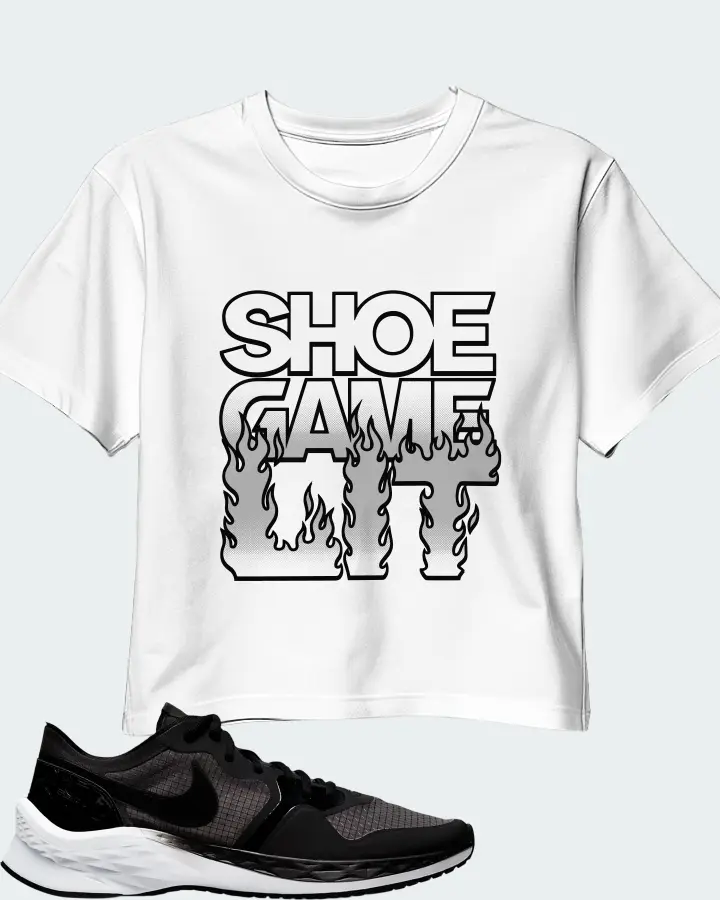 Jordan Air Zoom 85 Runner Sneaker Matching White Crop Top - Shoe Game Lit Refreshed