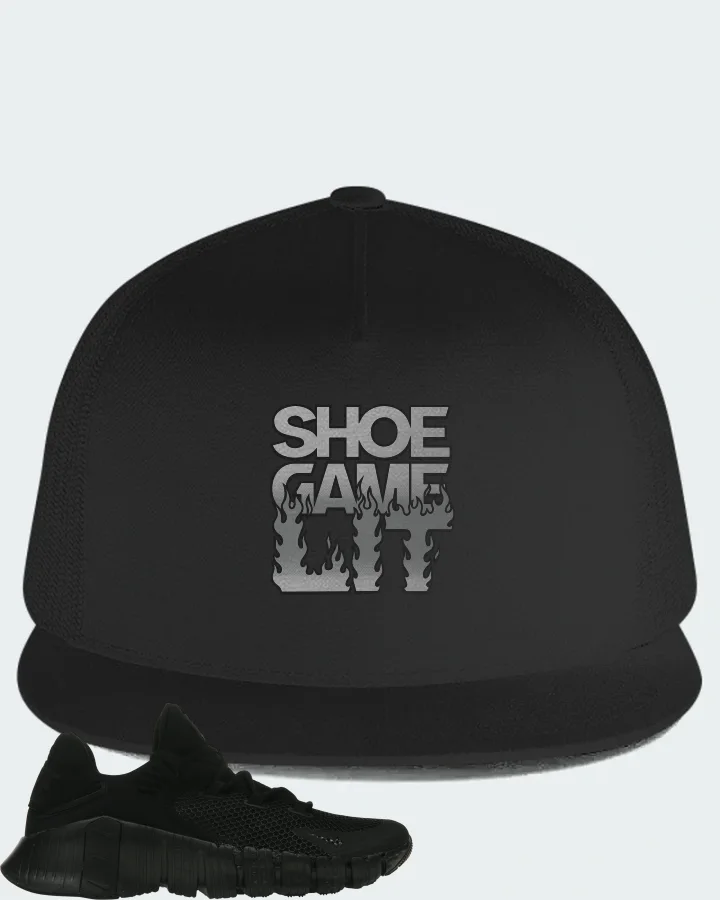 Nike Free Metcon 4 Sneaker Matching Black Hat - Shoe Game Lit Refreshed