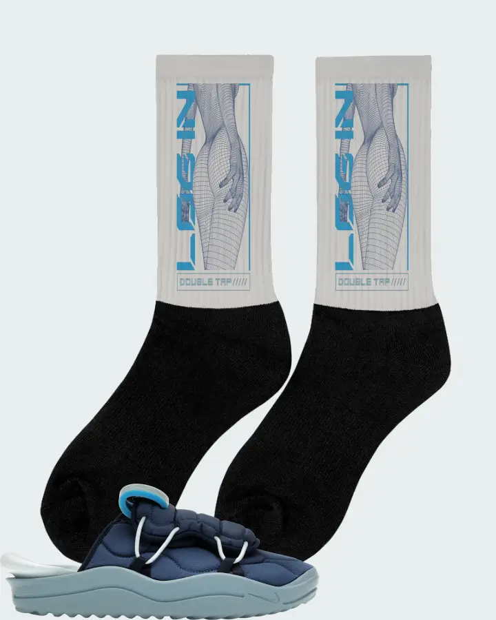 Nike Offline 3.0 Sneaker Matching Grey Socks (LOGIN) - View 3