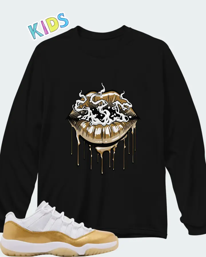 Air Jordan 11 Low Mother's Day Matching Kid's Long Sleeve T-Shirt