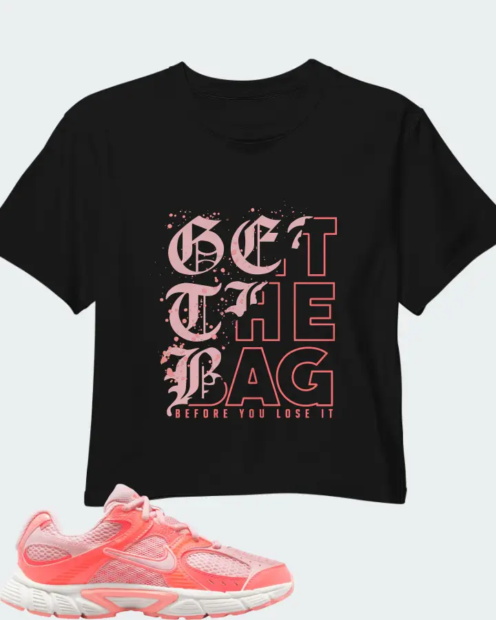 Nike V5 RNR Pink Bloom Hot Lava Matching Crop Top