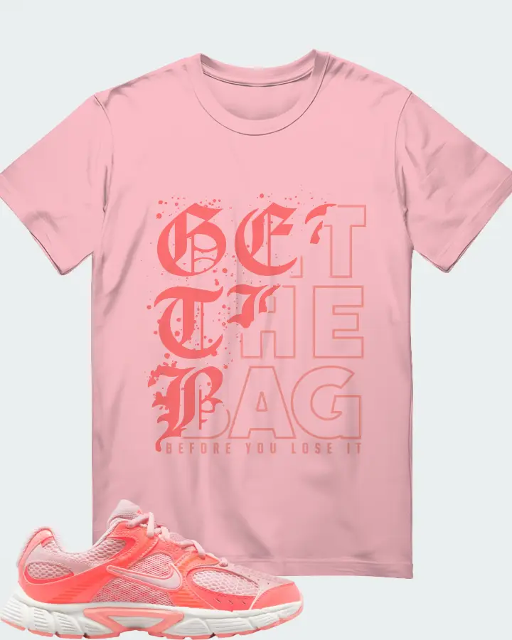 Nike V5 RNR Pink Bloom Hot Lava Matching T-Shirt