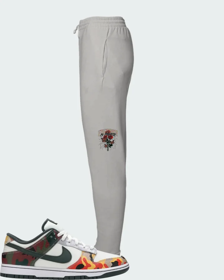 Nike Dunk Low SE Sail Multi-Camo Matching Joggers