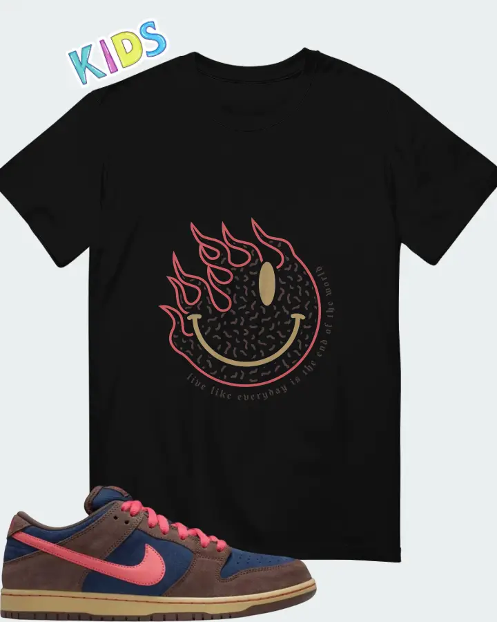 Nike Dunk Low SB Baroque Brown Adobe Matching Kid's T-Shirt