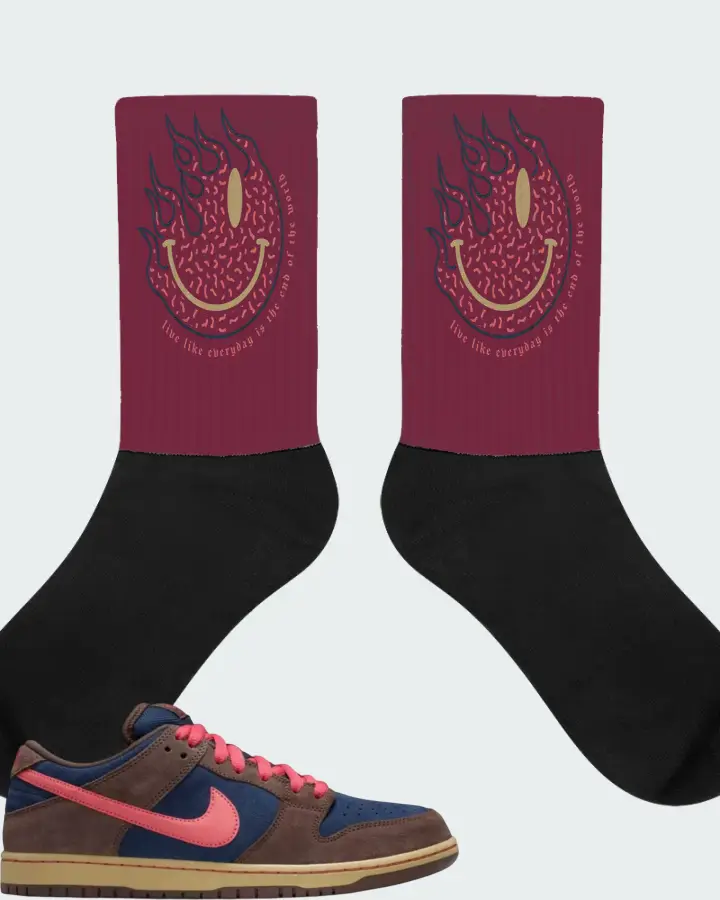 Nike Dunk Low SB Baroque Brown Adobe Matching Socks