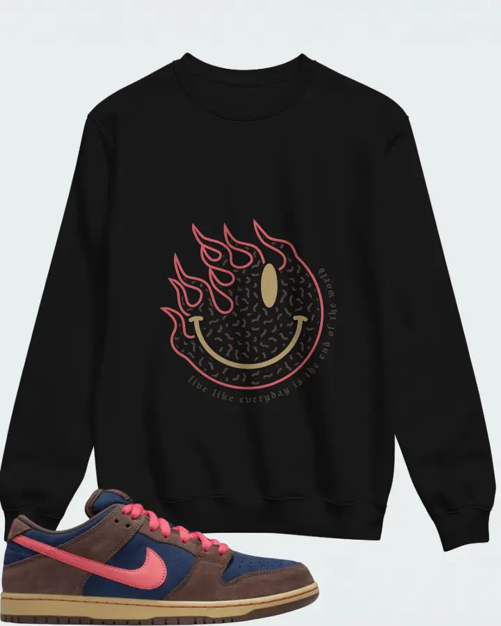 Nike Dunk Low SB Baroque Brown Adobe Matching Sweatshirt