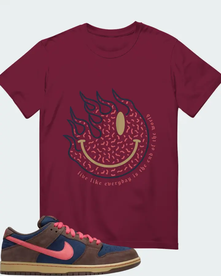Nike Dunk Low SB Baroque Brown Adobe Matching T-Shirt