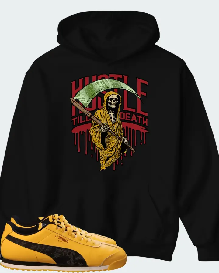 Puma Roma 24 Sunny Yellow Black Matching Hoodie
