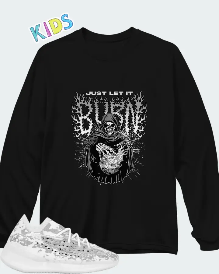 Yeezy Boost 380 Supcol Matching Kid's Long Sleeve T-Shirt