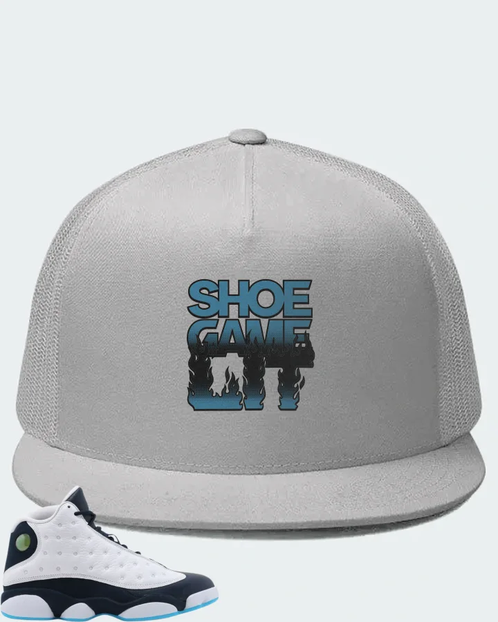 Jordan 13 Retro Sneaker Matching White Hat - Shoe Game Lit Refreshed