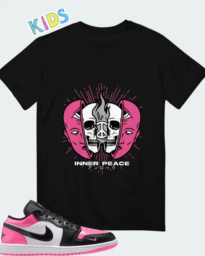 Air Jordan 1 Low SE Pinksicle Matching Kid's T-Shirt