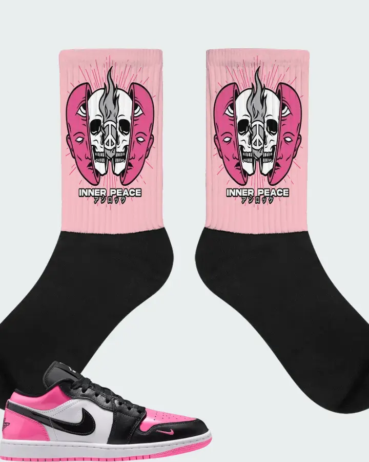 Air Jordan 1 Low SE Pinksicle Matching Socks