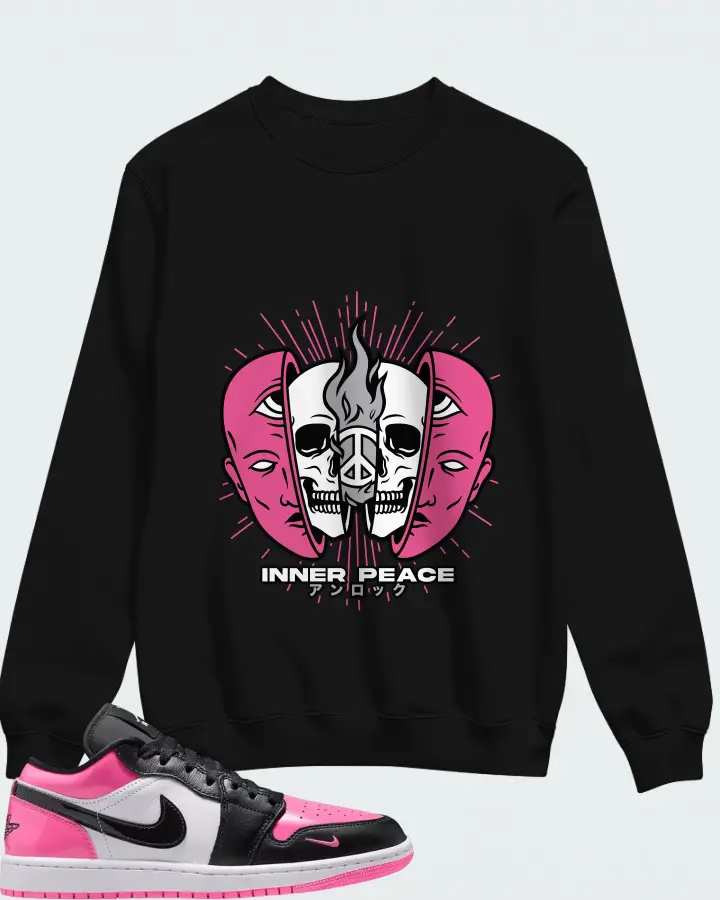 Air Jordan 1 Low SE Pinksicle Matching Sweatshirt