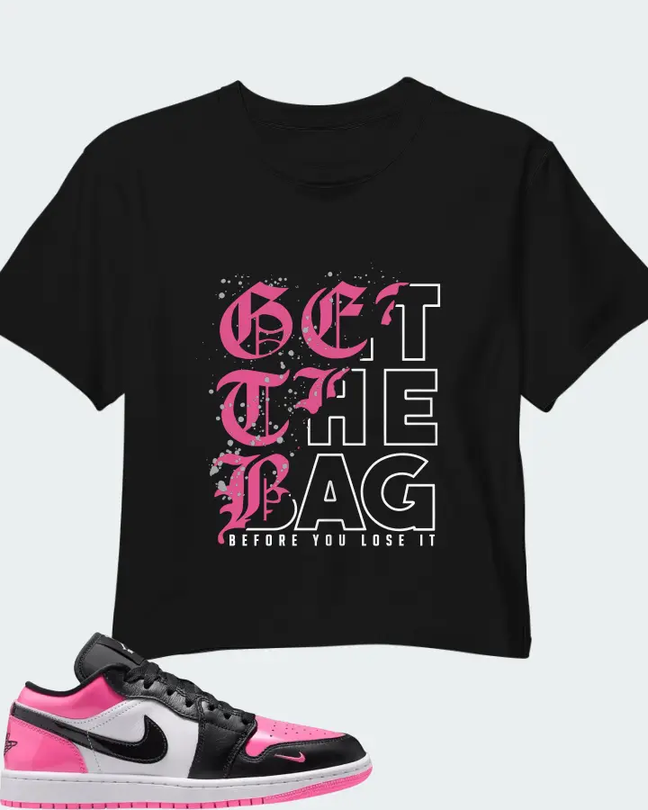 Air Jordan 1 Low SE Pinksicle Matching Crop Top