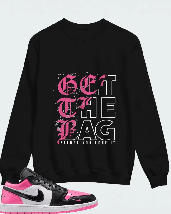 Air Jordan 1 Low SE Pinksicle Matching Sweatshirt