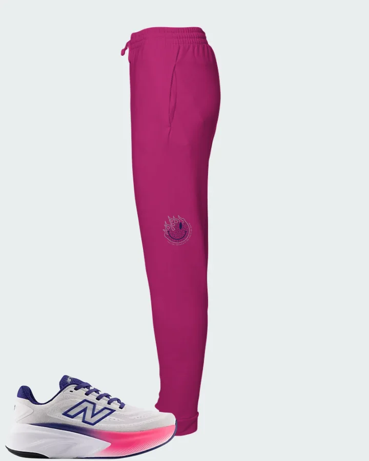 New Balance Fresh Foam X More v6 - Reflection Blue Oyster and Pink Heat Matching Joggers