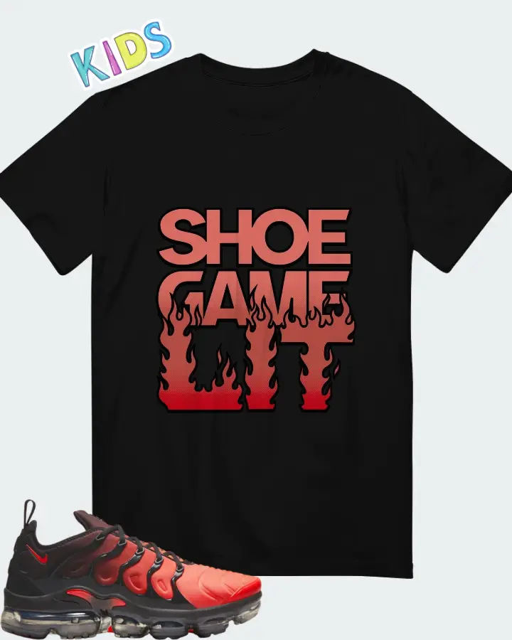 Nike Air VaporMax Plus Darth Maul Matching Kid's T-Shirt