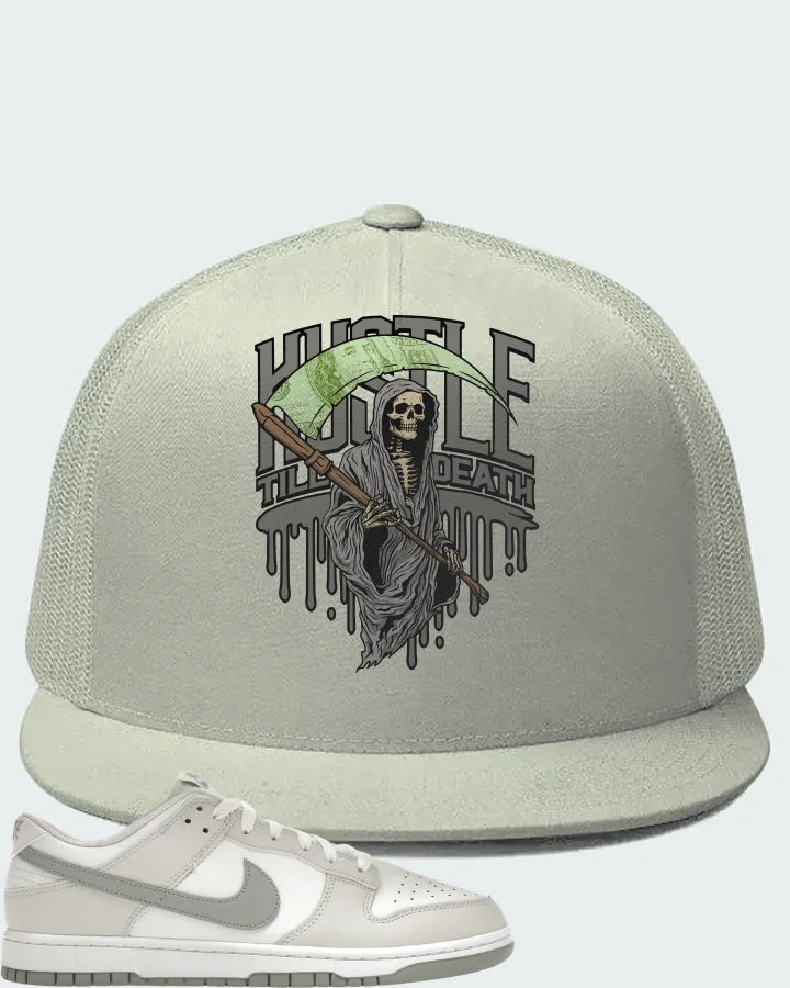 Nike Dunk Low Retro Summit White Light Smoke Grey Matching Hat