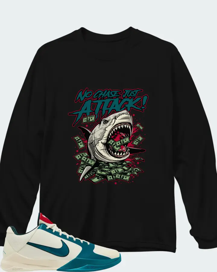 Caitlin Clark x Nike Kobe 5 Protro Coconut Milk Spruce Matching Long Sleeve T-Shirt