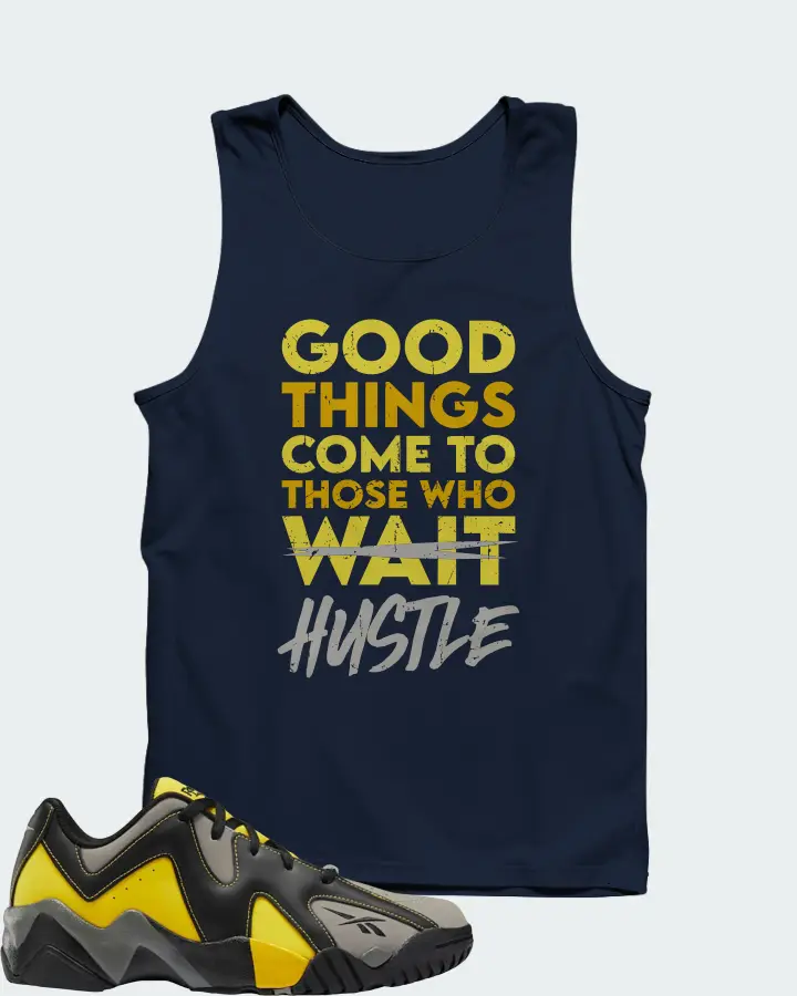 Reebok Kamikaze II Low Sneaker Matching Navy Tank Top - Good Things Come