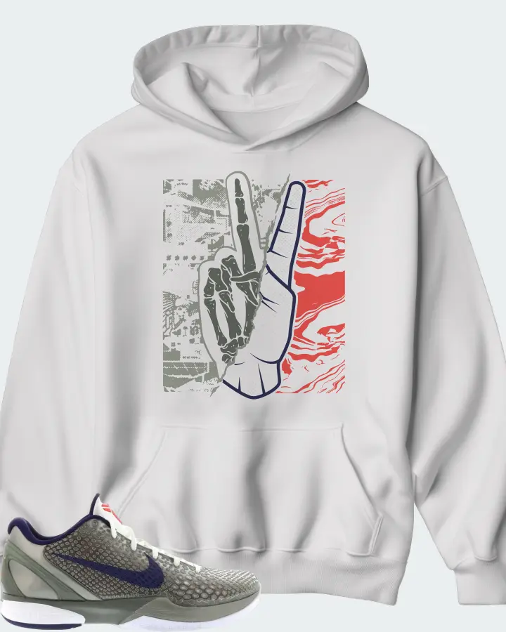 Nike Kobe 6 Sneaker Matching White Hoodie - Peace of mind