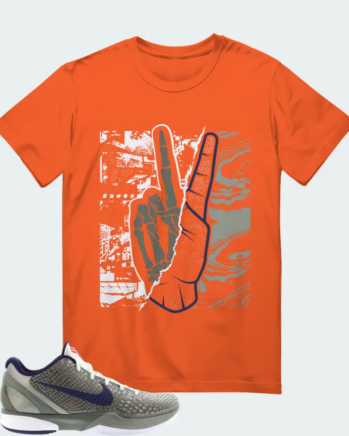 Nike Kobe 6 Sneaker Matching Orange T-Shirt - Peace of mind