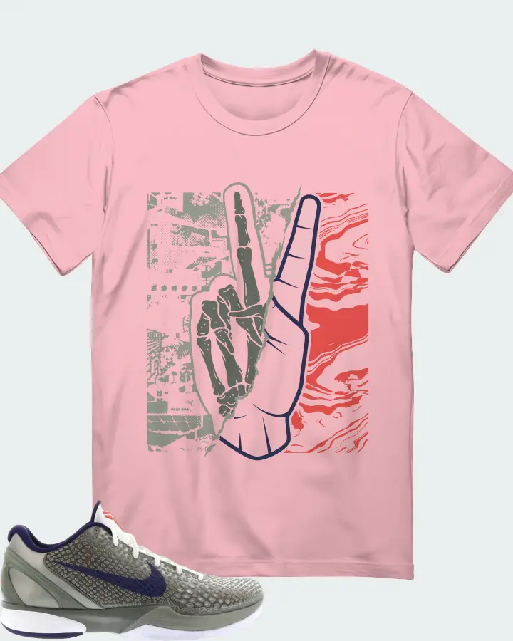 Nike Kobe 6 Sneaker Matching Pink T-Shirt - Peace of mind