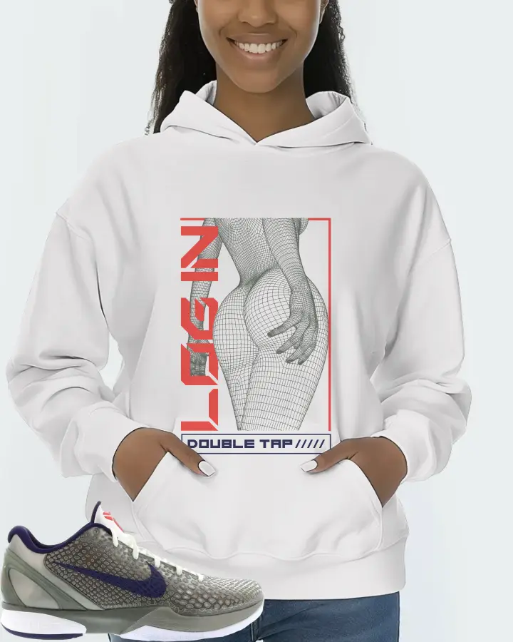Nike Kobe 6 Sneaker Matching White Hoodie (LOGIN) - View 3